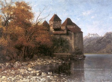 Gustave Courbet œuvres - Château de Chillon Réaliste peintre Gustave Courbet